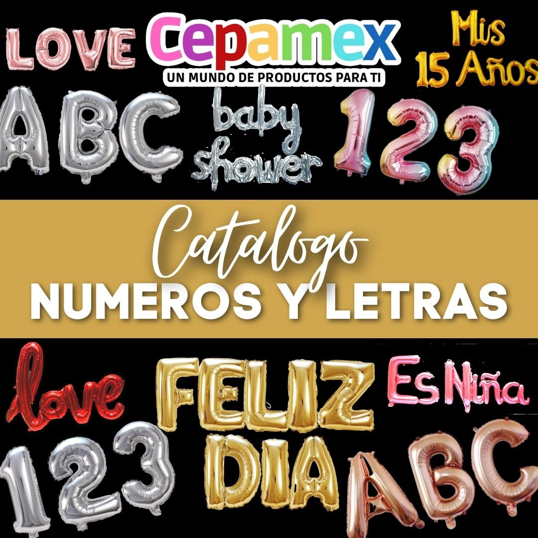 Cepamex Catalogo Globo Numeros y Letras